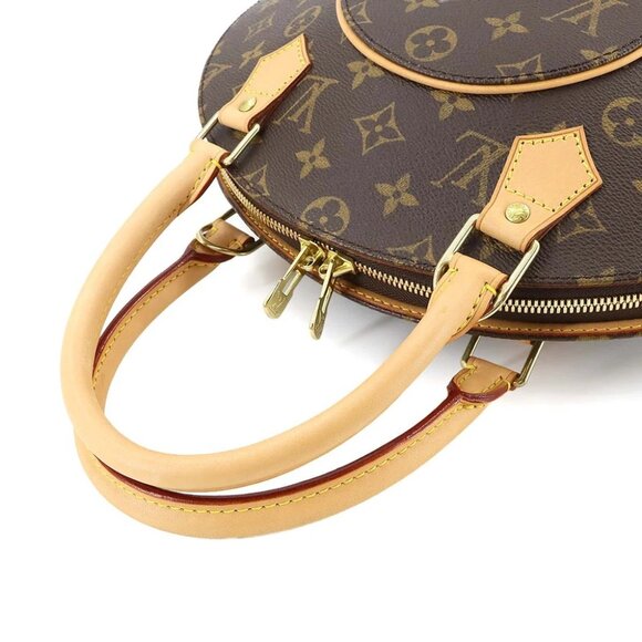 LOUIS VUITTON Monogram Ellipse PM Hand Bag Brown M51127 LV Purse 90282114 - Picture 5 of 11
